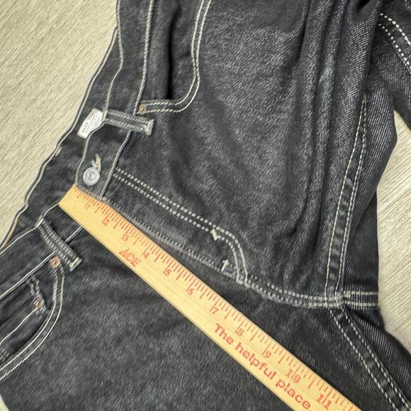 Vintage 90s Levis 515 Jeans Black Wash USA Denim Women's 10P Bootcut Low Rise - Picture 9 of 10